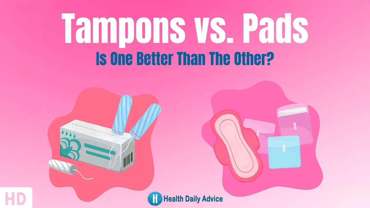 Are Tampons Healthier Than Pads